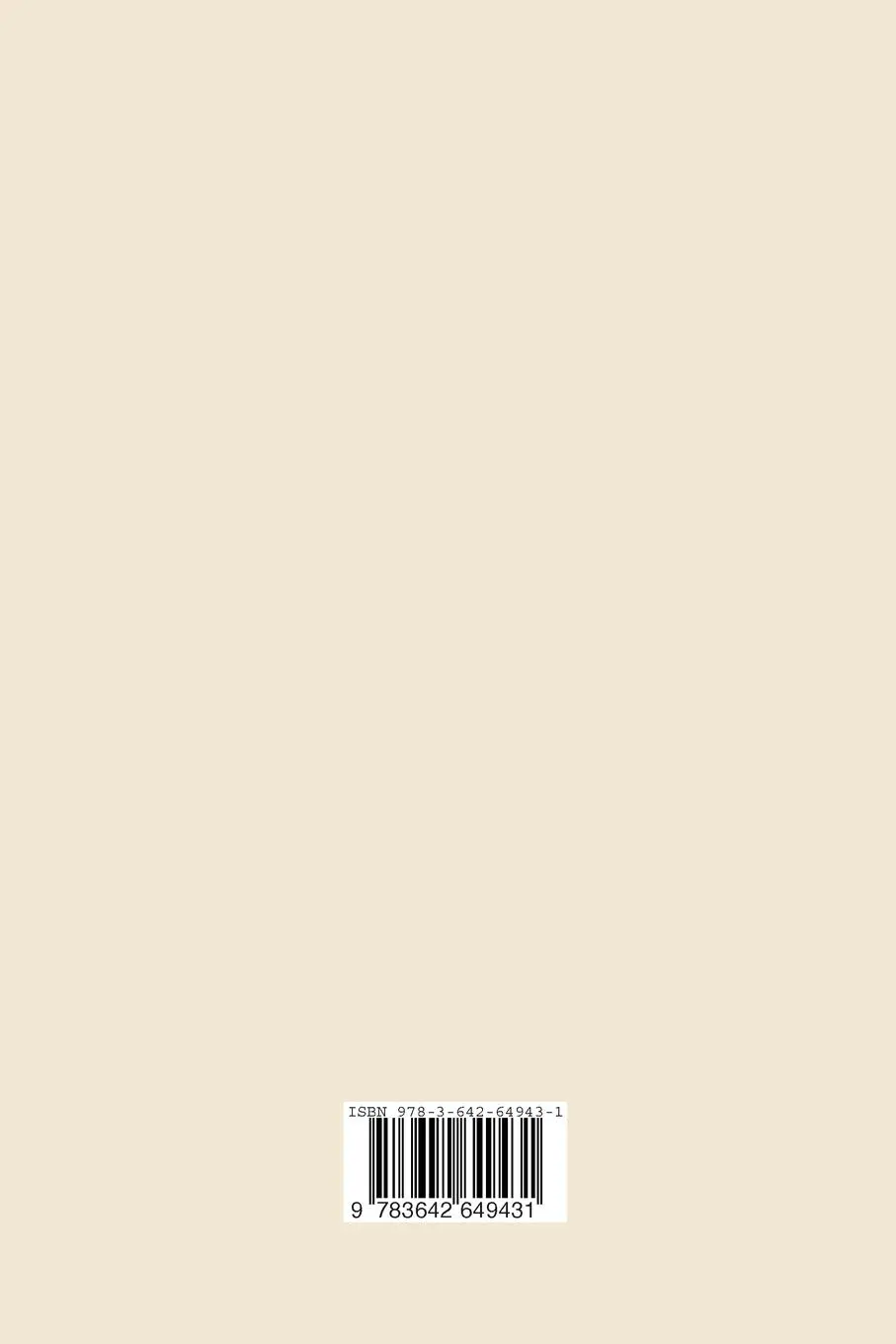 Rückseite: 9783642649431 | Die Grundlagen der Nationalökonomie | Walter Eucken | Taschenbuch