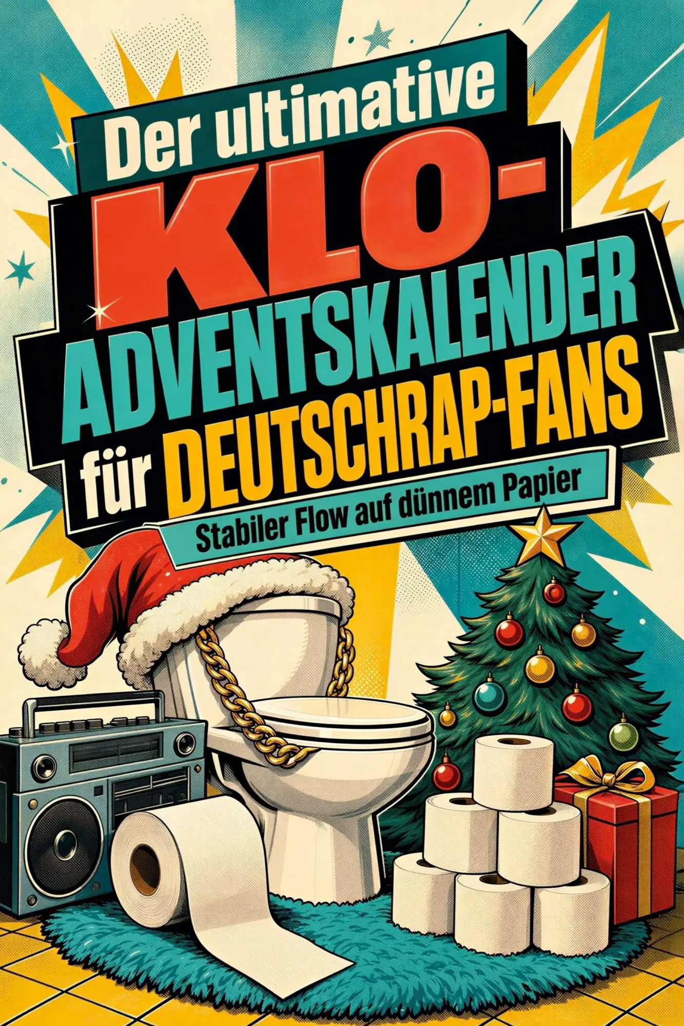 Cover: 9783696109431 | Der ultimative Klo-Adventskalender für Deutschrap-Fans | Hoffmann