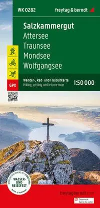 Cover: 9783707919431 | Salzkammergut, Wander-, Rad- und Freizeitkarte 1:50.000, freytag &amp;...