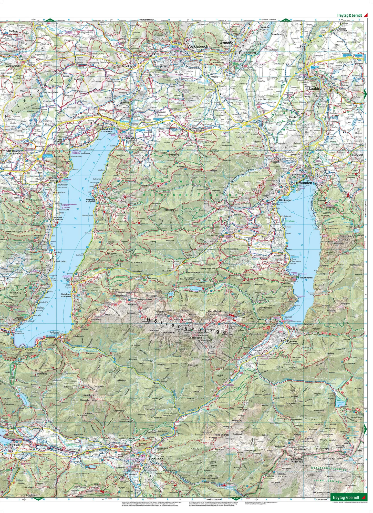 Bild: 9783707919431 | Salzkammergut, Wander-, Rad- und Freizeitkarte 1:50.000, freytag &amp;...