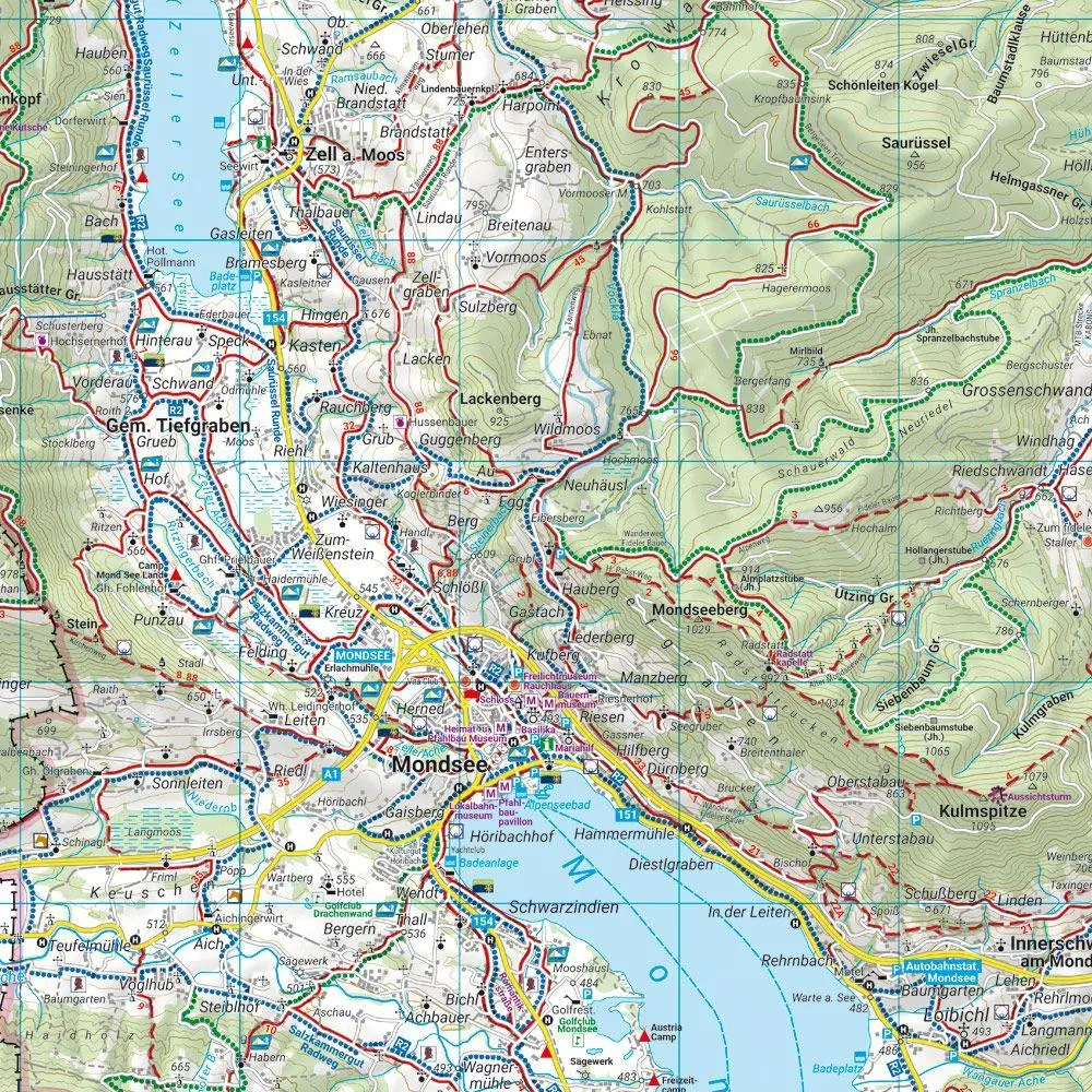 Bild: 9783707919431 | freytag &amp; berndt Wanderkarte WK 0282 Salzkammergut, Attersee -...