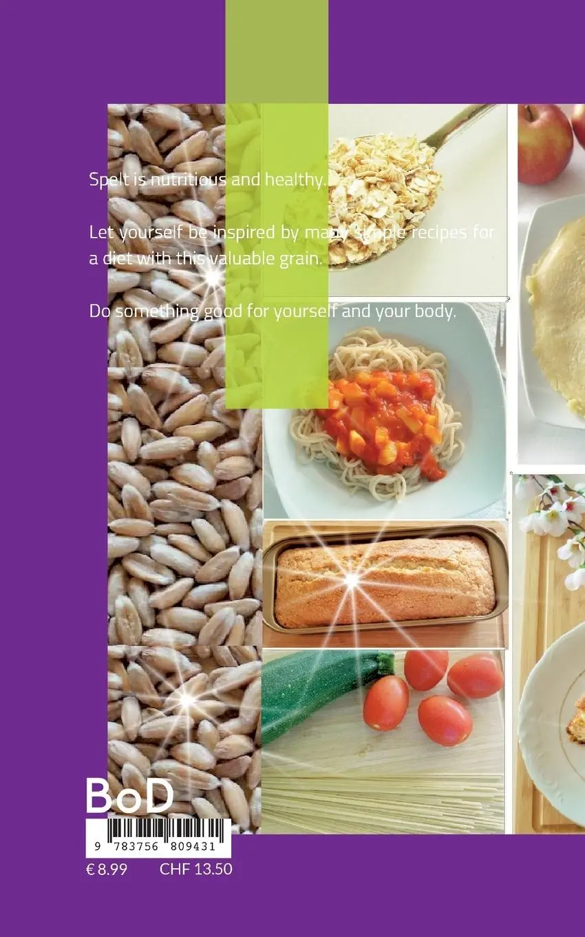 Rückseite: 9783756809431 | How I cook with spelt | Gabriele Kuppe | Taschenbuch | Englisch | 2022