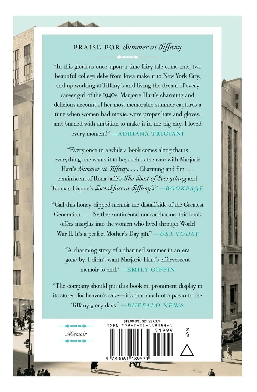 Rückseite: 9780061189531 | Summer at Tiffany | Marjorie Hart | Taschenbuch | Englisch | 2010