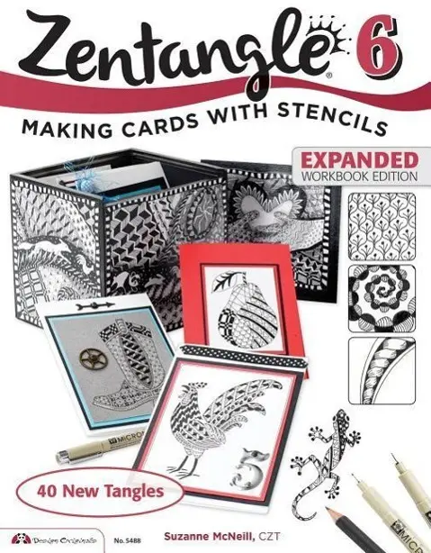 Cover: 9781574219531 | Zentangle 6, Expanded Workbook Edition | Making Cards with Stencils