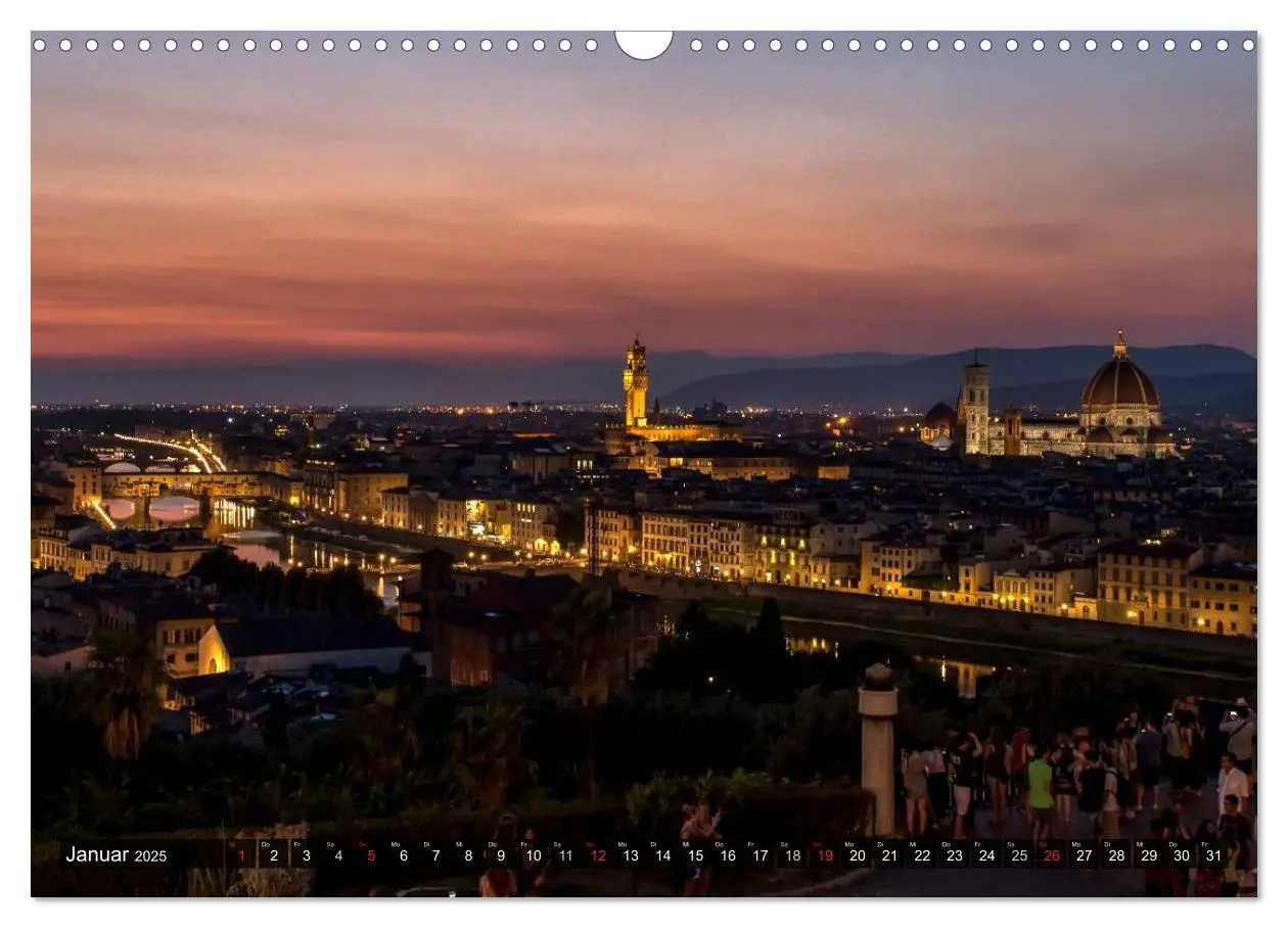 Bild: 9783435589531 | Abends in der Toskana (Wandkalender 2025 DIN A3 quer), CALVENDO...