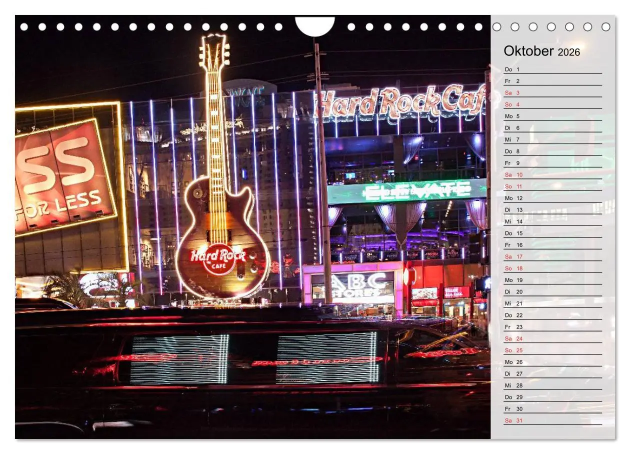 Bild: 9783457989531 | Las Vegas - Die bunte Welt der Casinos (Wandkalender 2026 DIN A4...