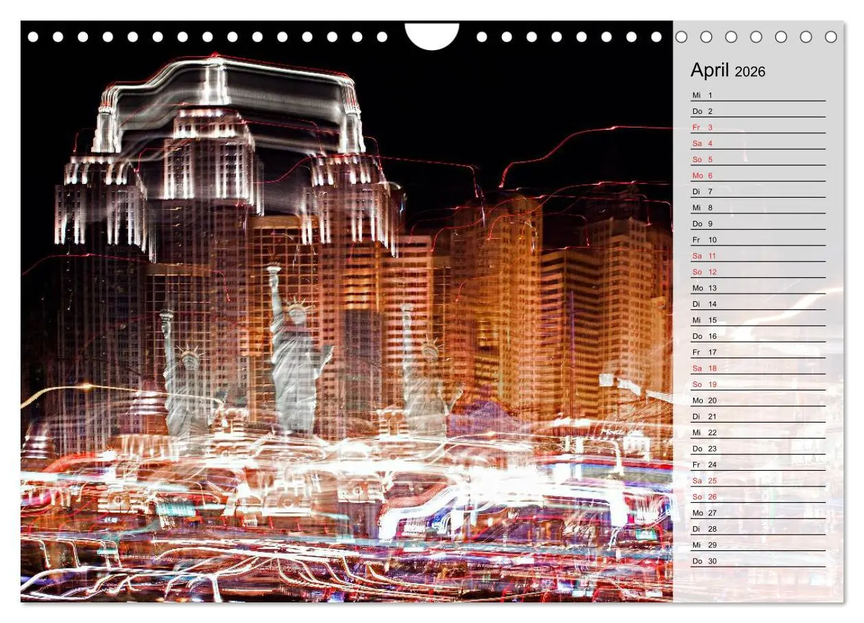 Bild: 9783457989531 | Las Vegas - Die bunte Welt der Casinos (Wandkalender 2026 DIN A4...