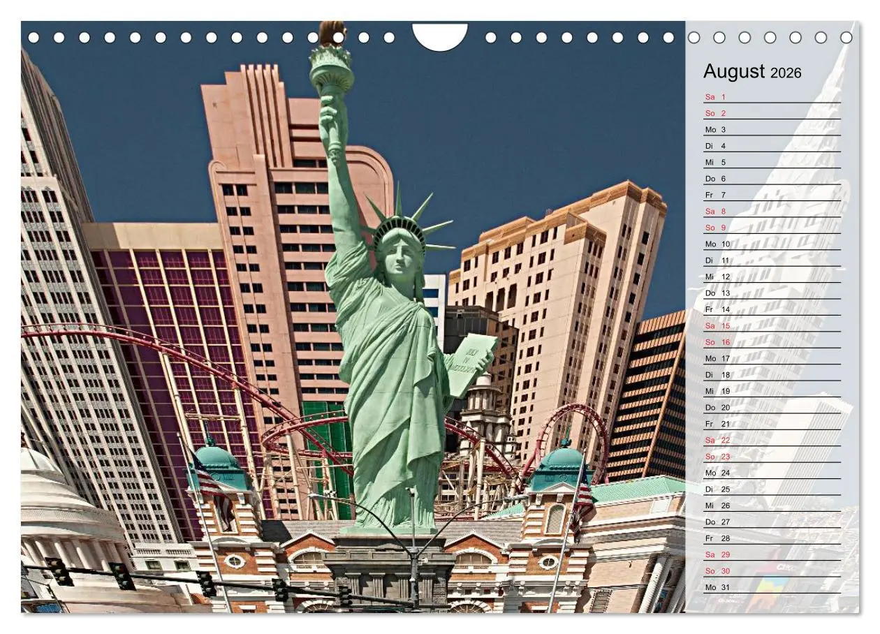 Bild: 9783457989531 | Las Vegas - Die bunte Welt der Casinos (Wandkalender 2026 DIN A4...