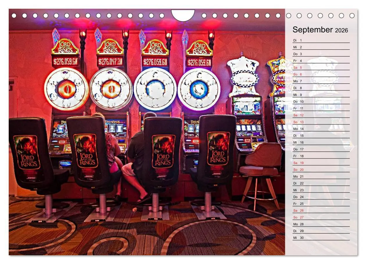 Bild: 9783457989531 | Las Vegas - Die bunte Welt der Casinos (Wandkalender 2026 DIN A4...