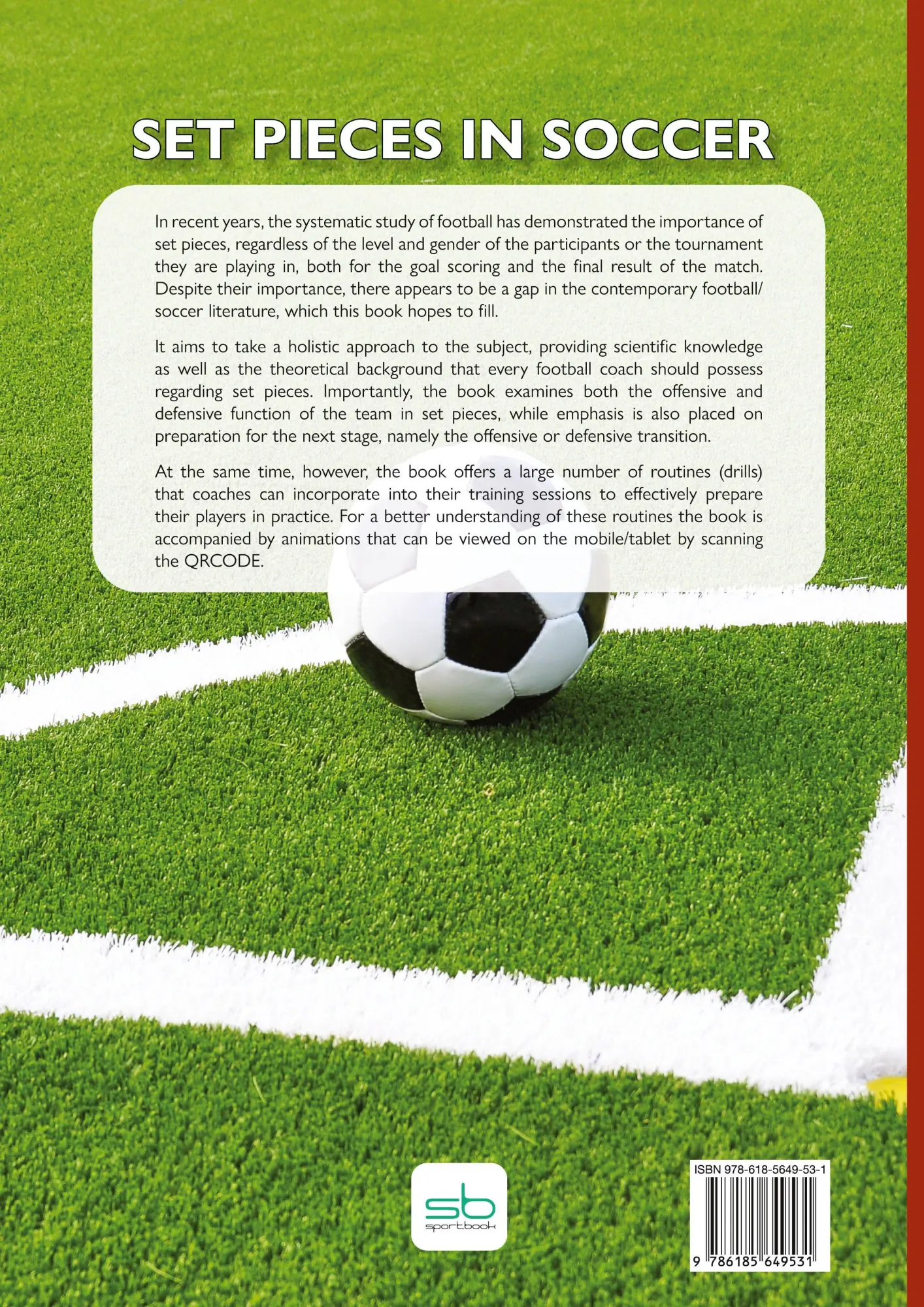Rückseite: 9786185649531 | Set Pieces in Soccer | Vaggelis Lappas (u. a.) | Taschenbuch | 2024