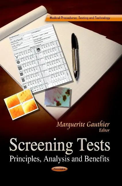 Cover: 9781624179631 | Screening Tests | Principles, Analysis &amp; Benefits | Taschenbuch | 2013