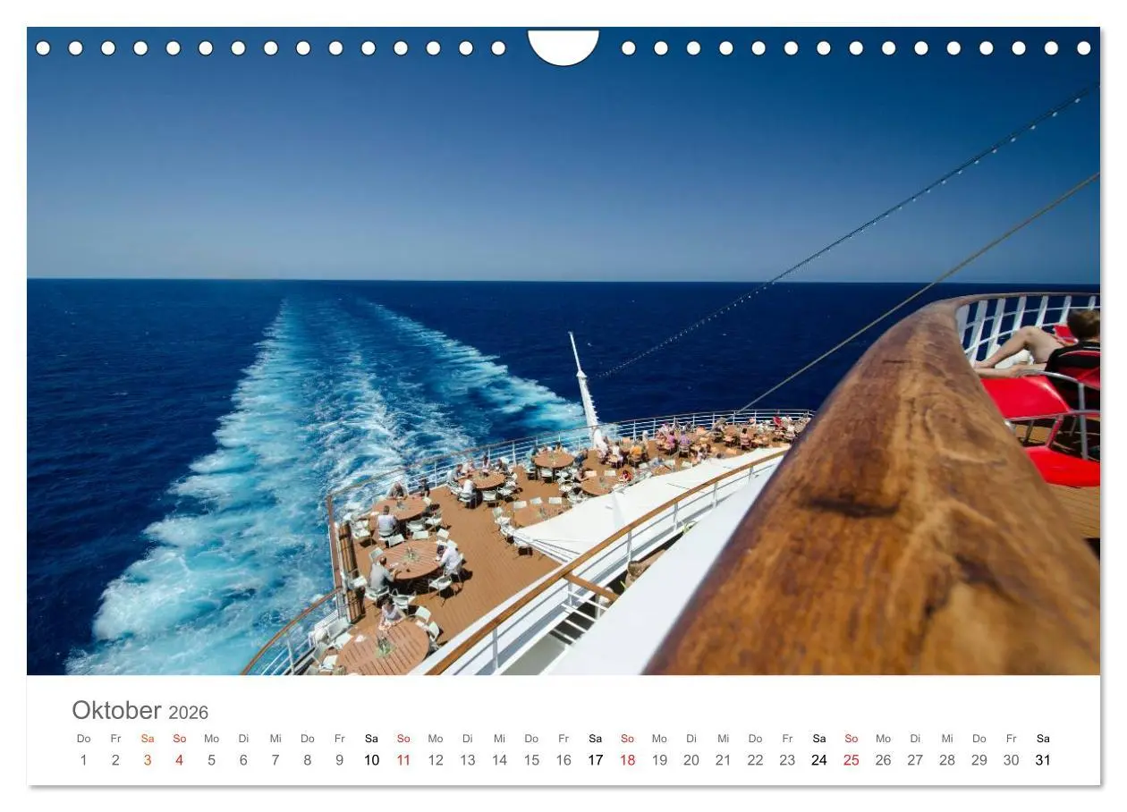 Bild: 9783457979631 | Kreuzfahrten 2026 (Wandkalender 2026 DIN A4 quer), CALVENDO...