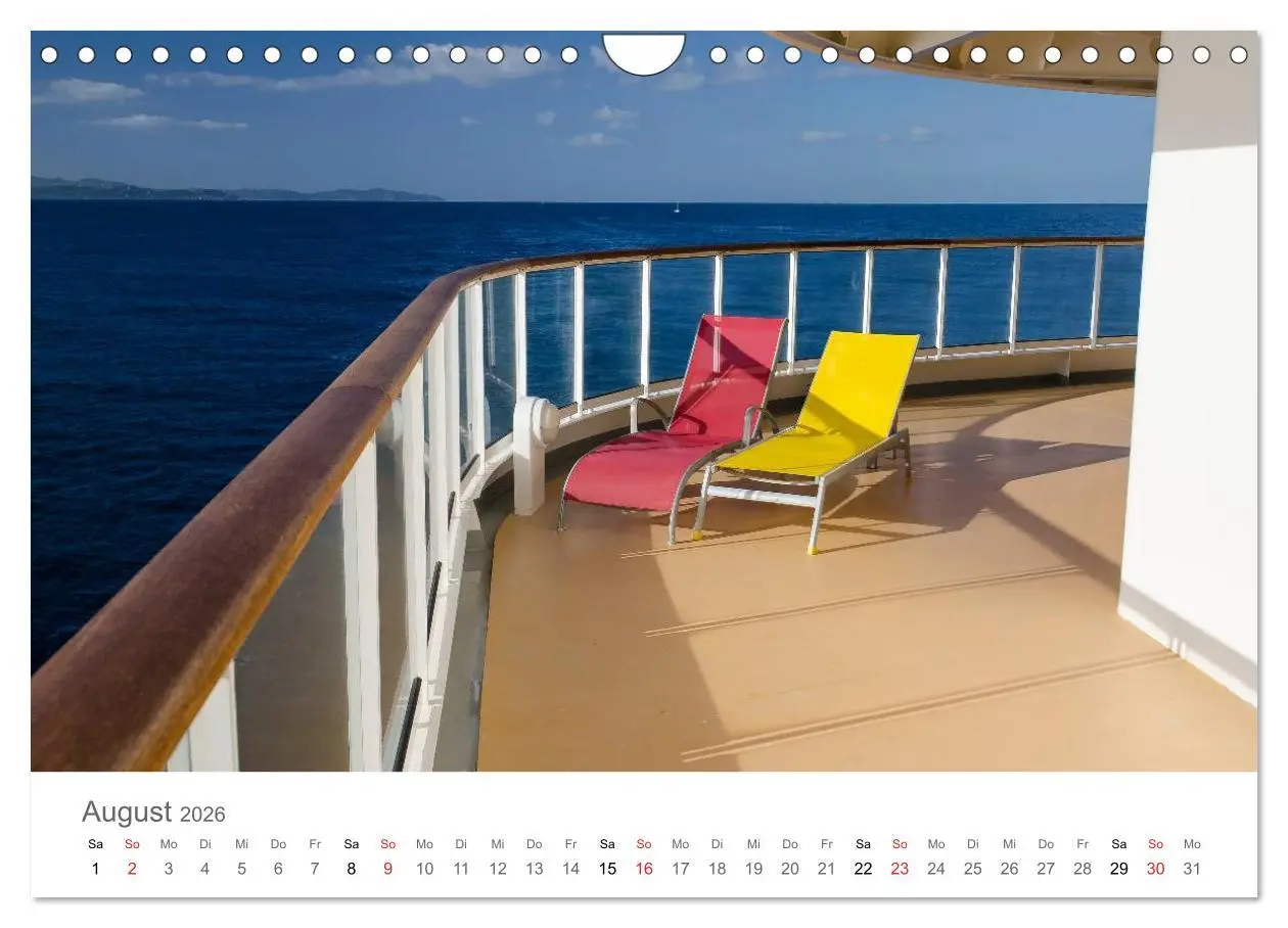 Bild: 9783457979631 | Kreuzfahrten 2026 (Wandkalender 2026 DIN A4 quer), CALVENDO...