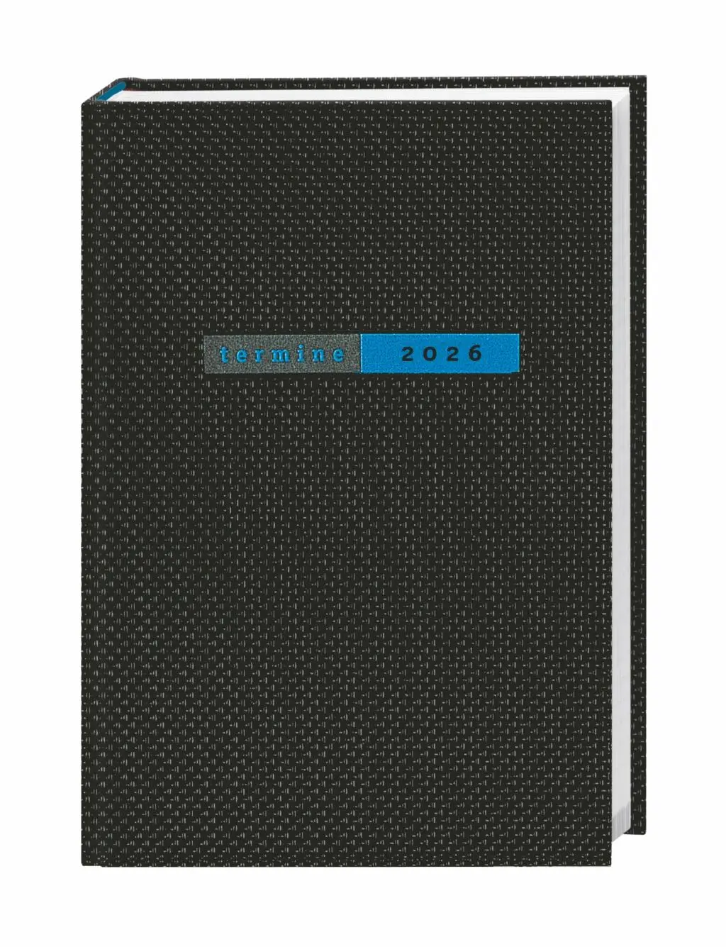 Cover: 9783756409631 | Terminer A5, Struktur schwarz 2026 | Heye | Buch | Bürokalender Heye