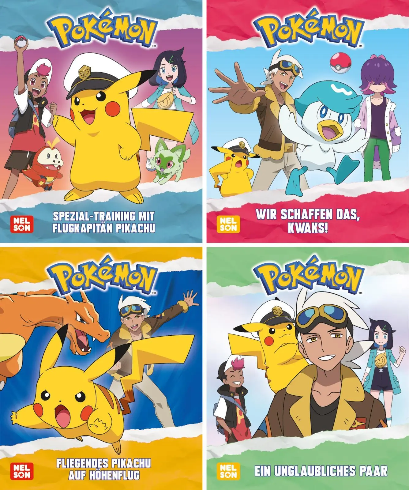 Cover: 9783845129631 | Nelson Mini-Bücher: 4er Pokémon: Pikachu 9-12 | Taschenbuch | 20 S.