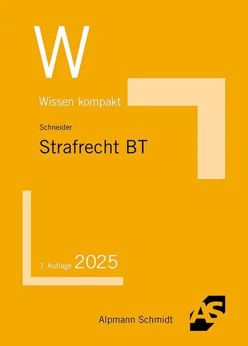 Cover: 9783867529631 | Strafrecht Besonderer Teil | Wilhelm-Friedrich Schneider | Taschenbuch