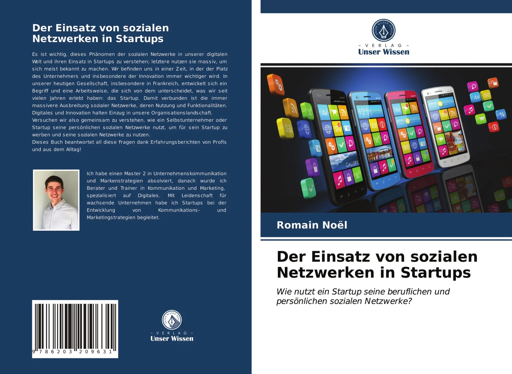 Cover: 9786203209631 | Der Einsatz von sozialen Netzwerken in Startups | Romain Noël | Buch