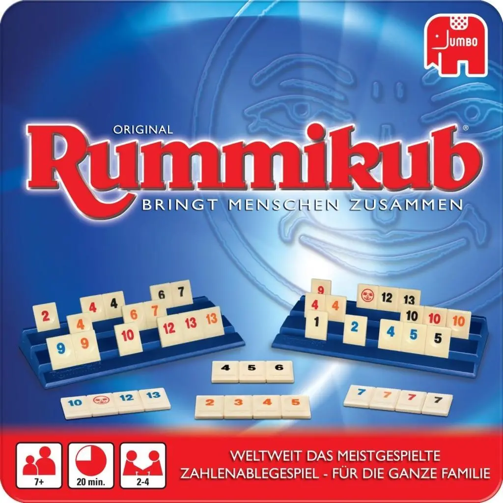 Cover: 8710126039731 | Original Rummikub in Metalldose | E. Hertzano | Spiel | Brettspiel