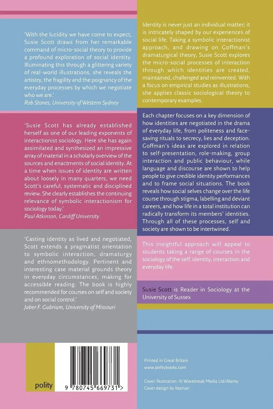 Rückseite: 9780745669731 | Negotiating Identity | Susie Scott | Taschenbuch | 263 S. | Englisch