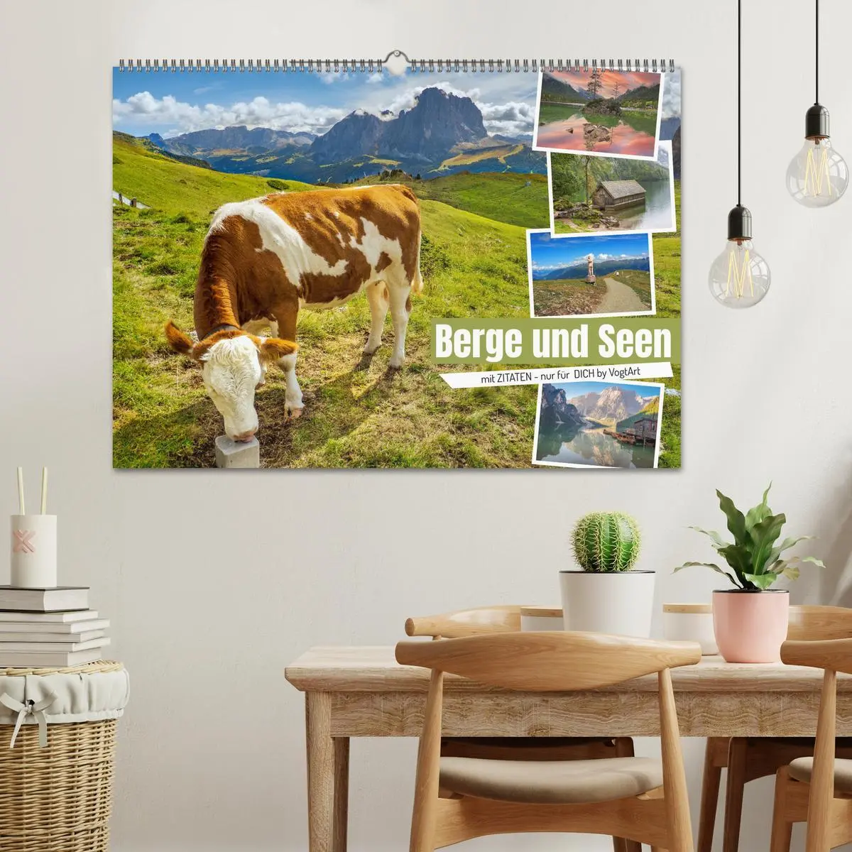 Bild: 9783457589731 | Berge und Seen, mit Zitaten - nur für Dich by VogtArt (Wandkalender...