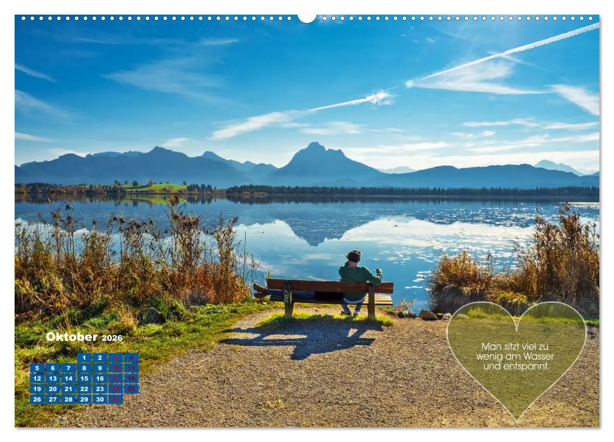 Bild: 9783457589731 | Berge und Seen, mit Zitaten - nur für Dich by VogtArt (Wandkalender...
