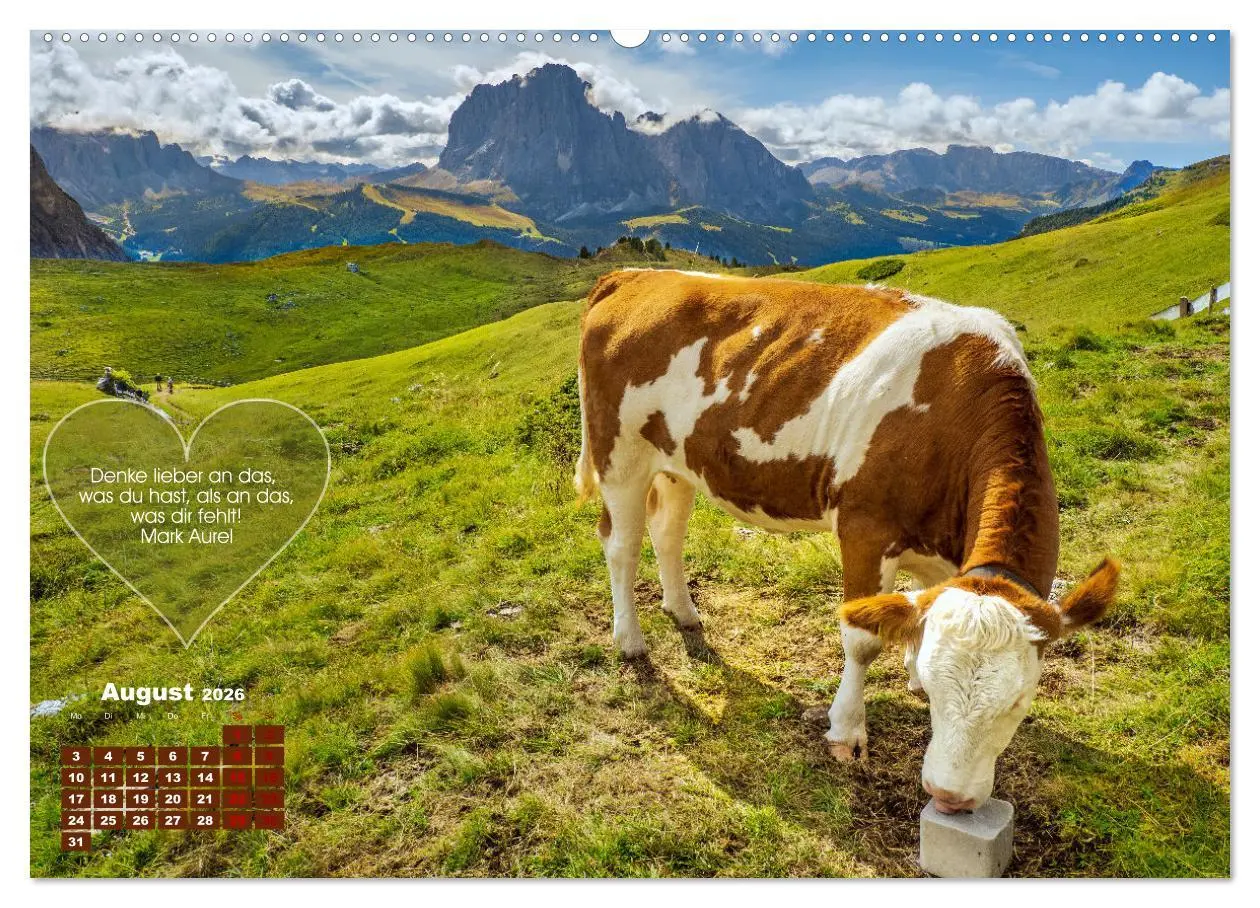 Bild: 9783457589731 | Berge und Seen, mit Zitaten - nur für Dich by VogtArt (Wandkalender...