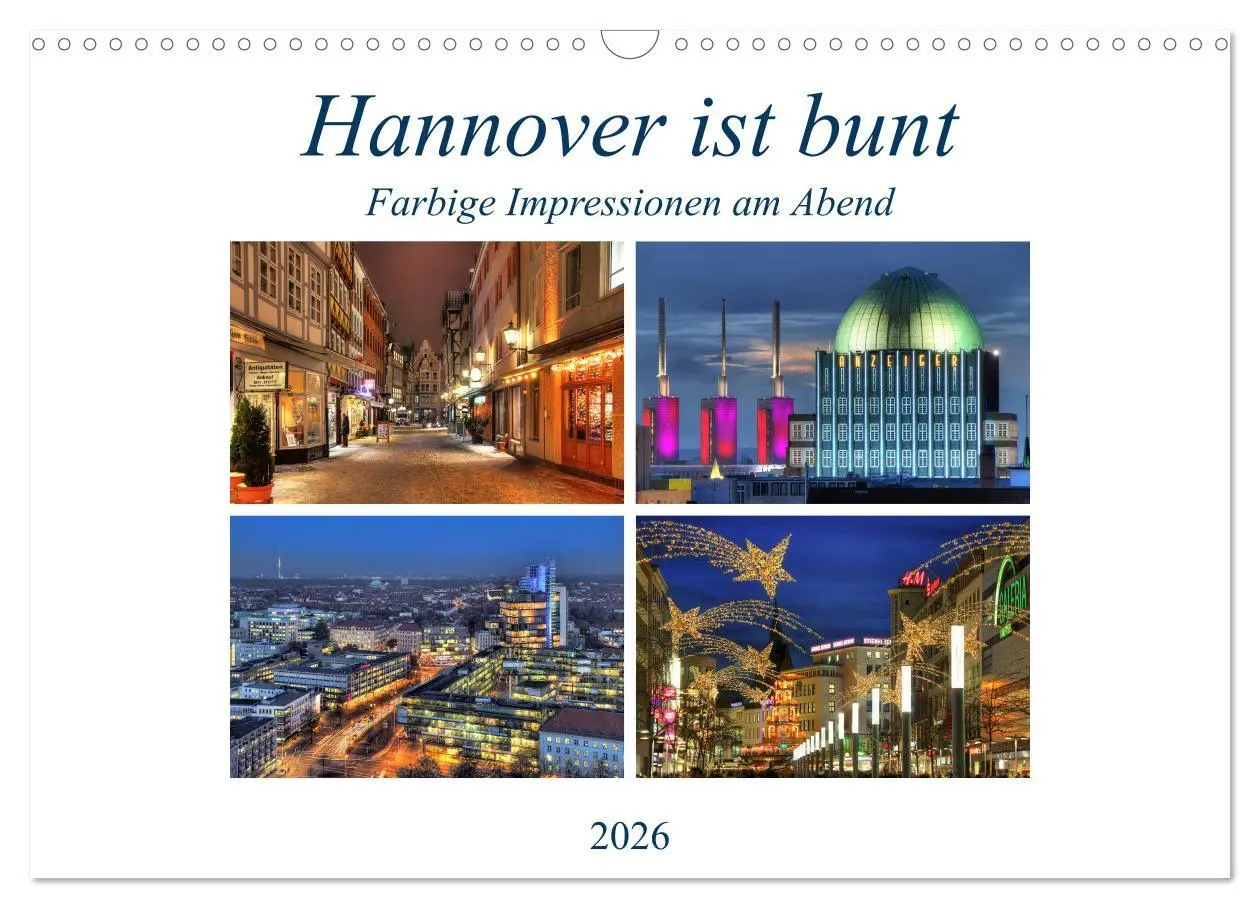 Cover: 9783457899731 | Hannover ist bunt (Wandkalender 2026 DIN A3 quer), CALVENDO...