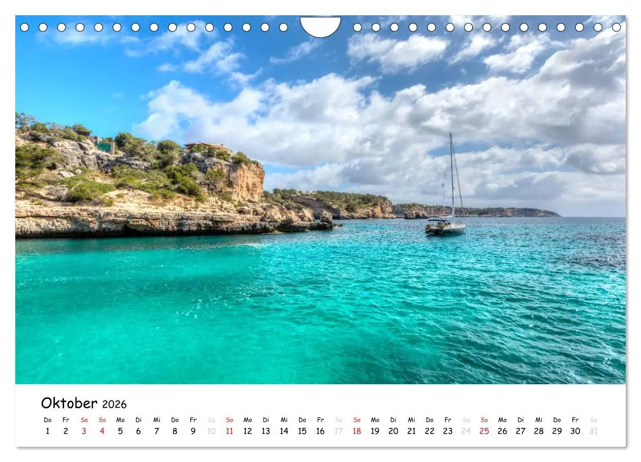 Bild: 9783516059731 | Wildes und romantisches Mallorca (Wandkalender 2026 DIN A4 quer),...