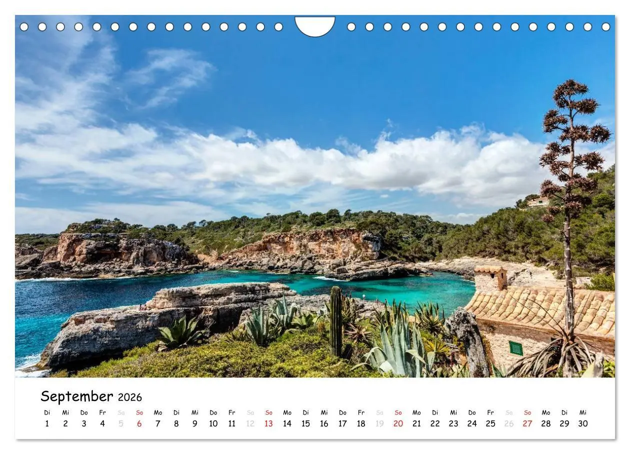 Bild: 9783516059731 | Wildes und romantisches Mallorca (Wandkalender 2026 DIN A4 quer),...