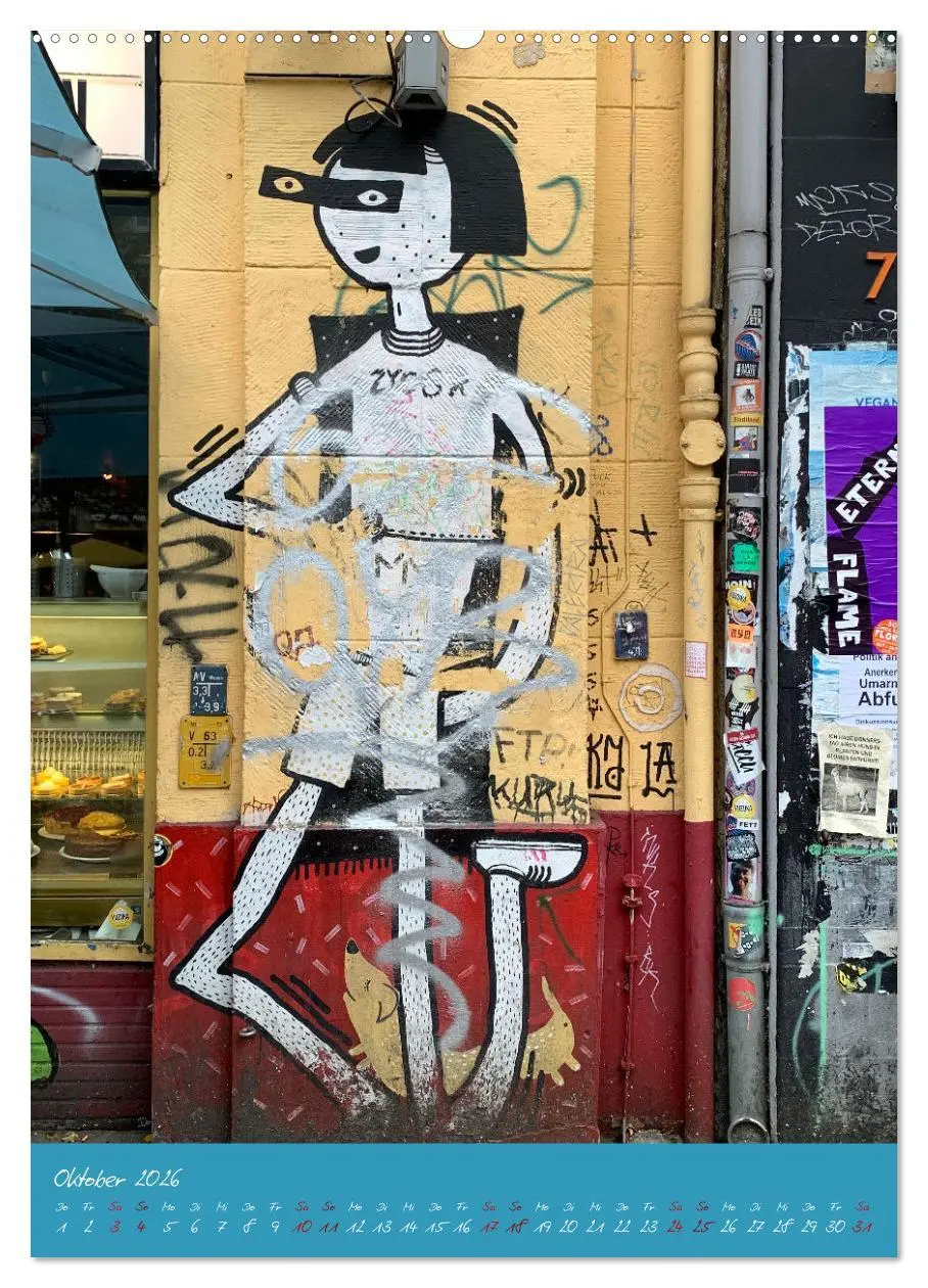 Bild: 9783516369731 | LOVE HAMBURG - STREET ART (hochwertiger Premium Wandkalender 2026...