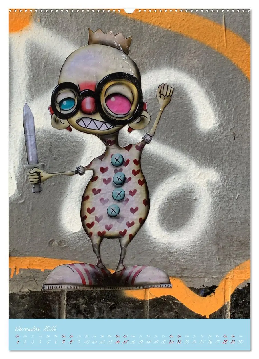 Bild: 9783516369731 | LOVE HAMBURG - STREET ART (hochwertiger Premium Wandkalender 2026...