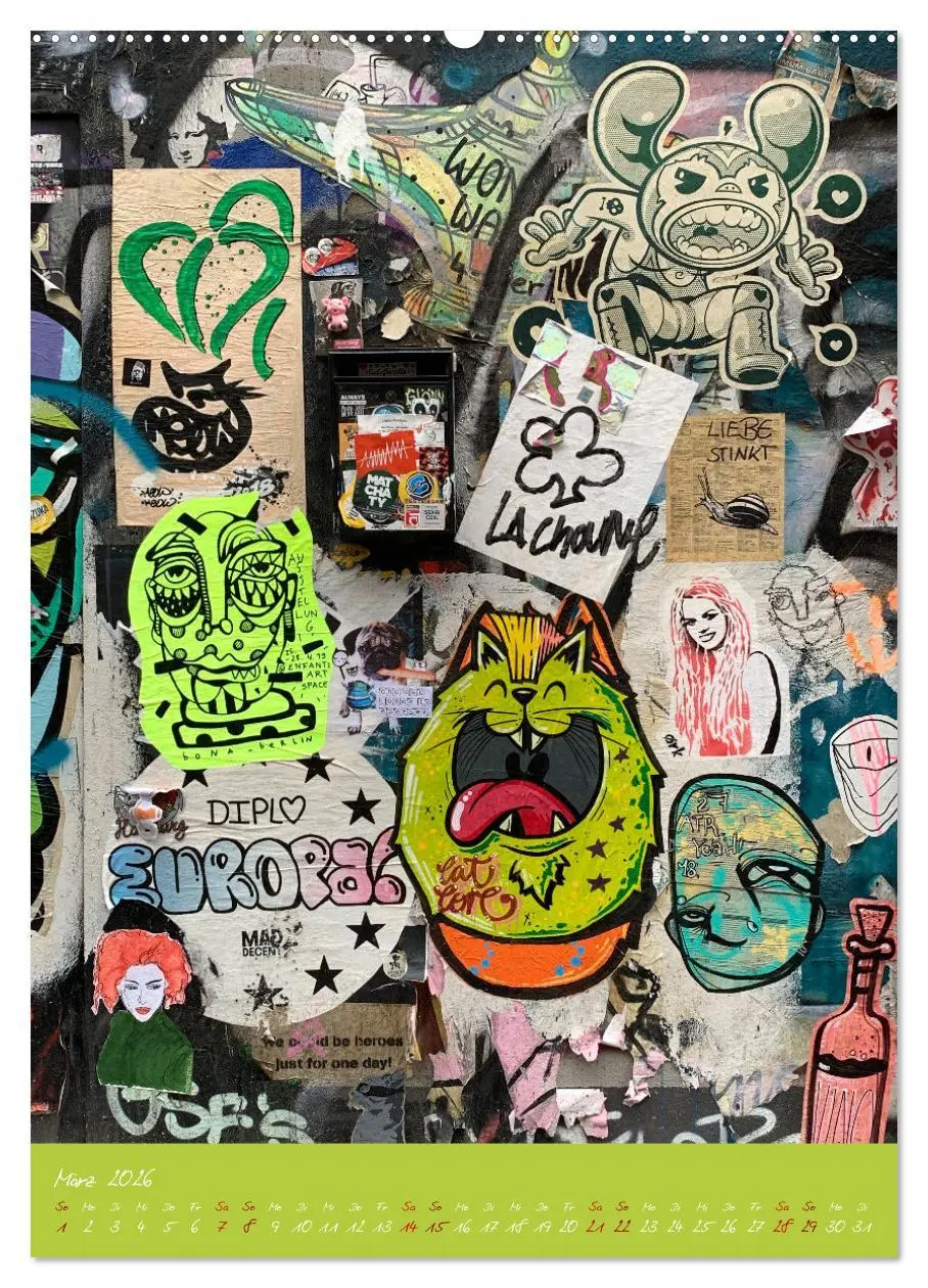 Bild: 9783516369731 | LOVE HAMBURG - STREET ART (hochwertiger Premium Wandkalender 2026...