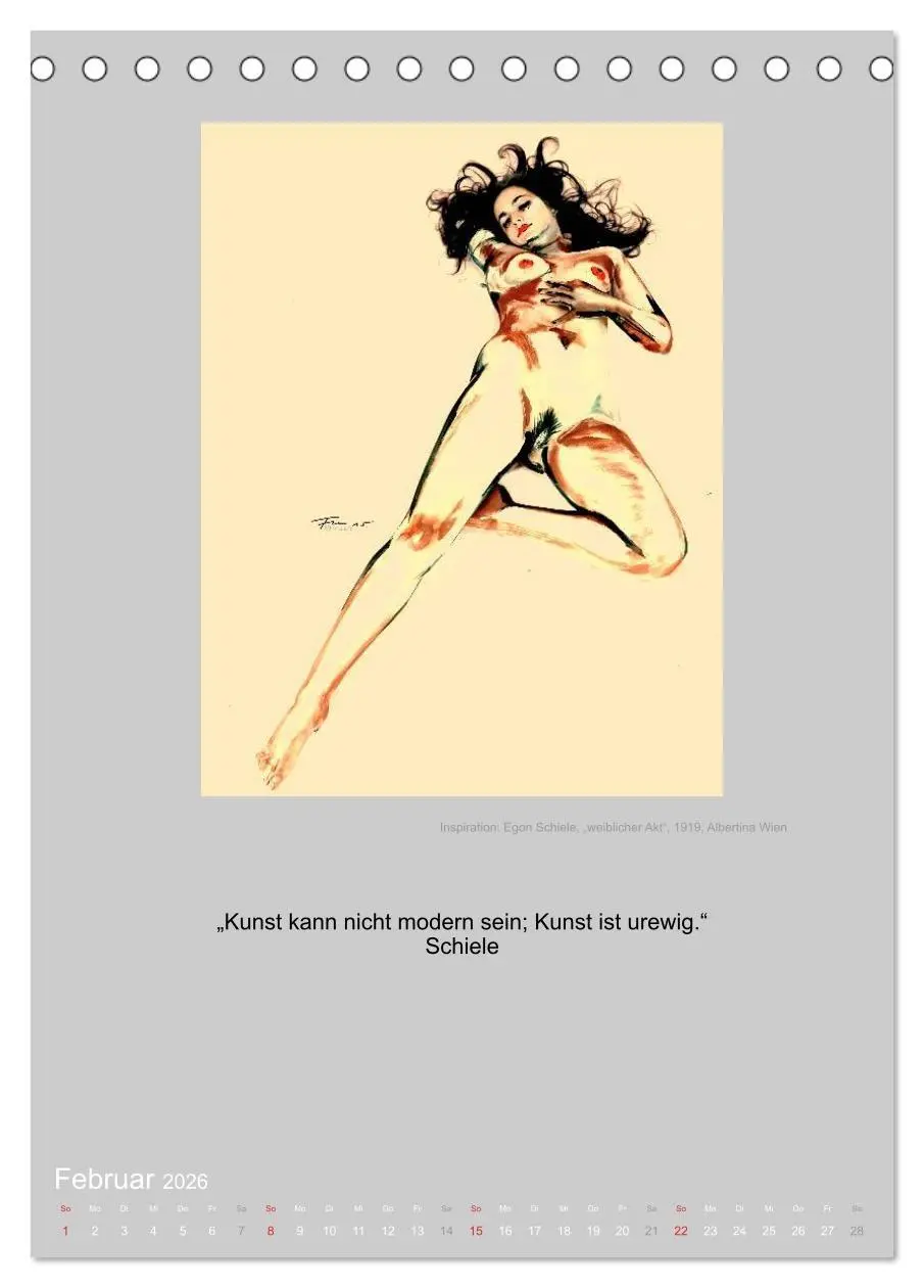Bild: 9783516439731 | EROTISCHE BODYPAINTING ZITATE - HOMMAGE AN KLIMT, SCHIELE UND...