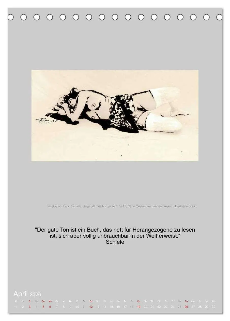 Bild: 9783516439731 | EROTISCHE BODYPAINTING ZITATE - HOMMAGE AN KLIMT, SCHIELE UND...