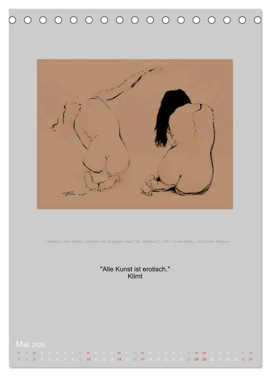 Bild: 9783516439731 | EROTISCHE BODYPAINTING ZITATE - HOMMAGE AN KLIMT, SCHIELE UND...
