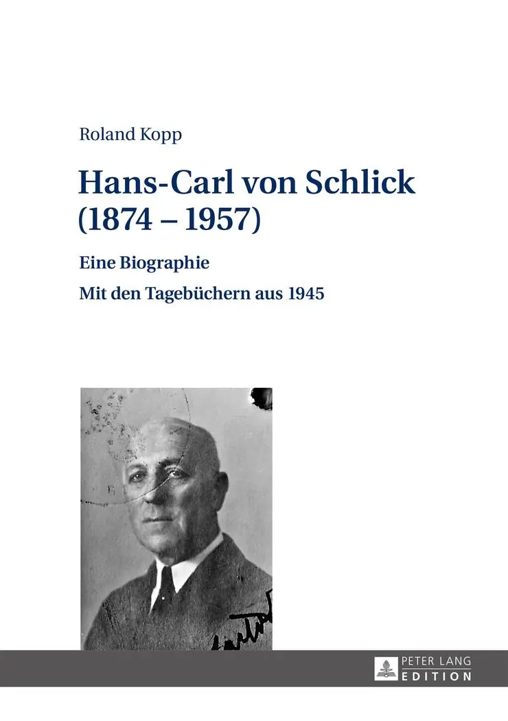 Cover: 9783631659731 | Hans-Carl von Schlick (1874-1957) | Roland Kopp | Buch | Deutsch