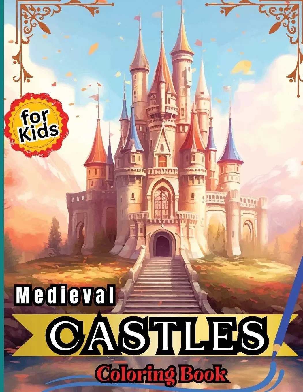 Cover: 9785349929731 | Medieval Castles Coloring Book for Kids | Peter | Taschenbuch | 2024