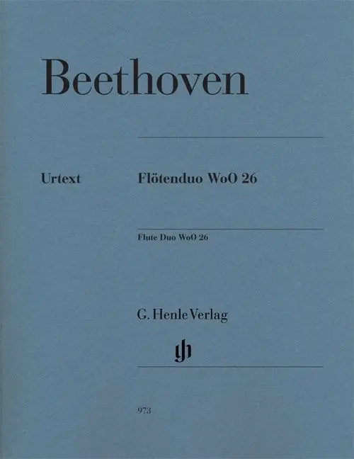 Cover: 9790201809731 | Flute Duo WoO 26 - Henle Urtext | Egon Voß (u. a.) | Taschenbuch