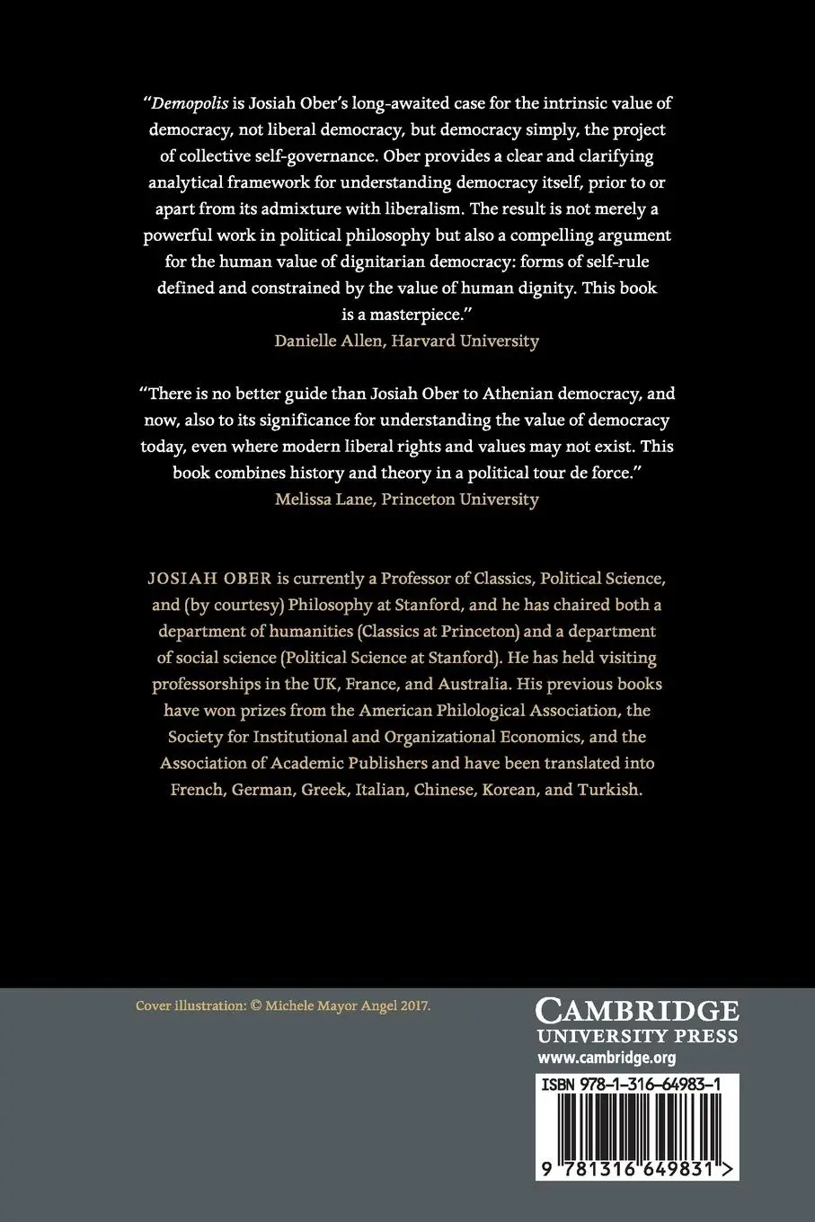 Rückseite: 9781316649831 | Demopolis | Josiah Ober | Taschenbuch | Kartoniert / Broschiert | 2019