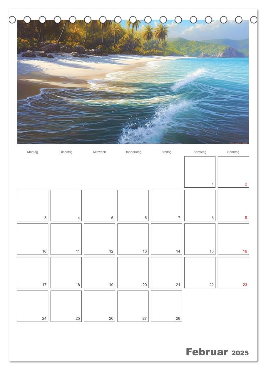Bild: 9783435869831 | Die Karibik. Der Zauber tropischer Juwele (Tischkalender 2025 DIN...