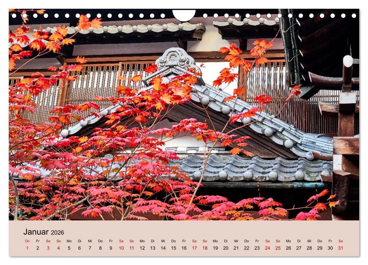 Bild: 9783457269831 | Japan im Herbst (Wandkalender 2026 DIN A4 quer), CALVENDO...