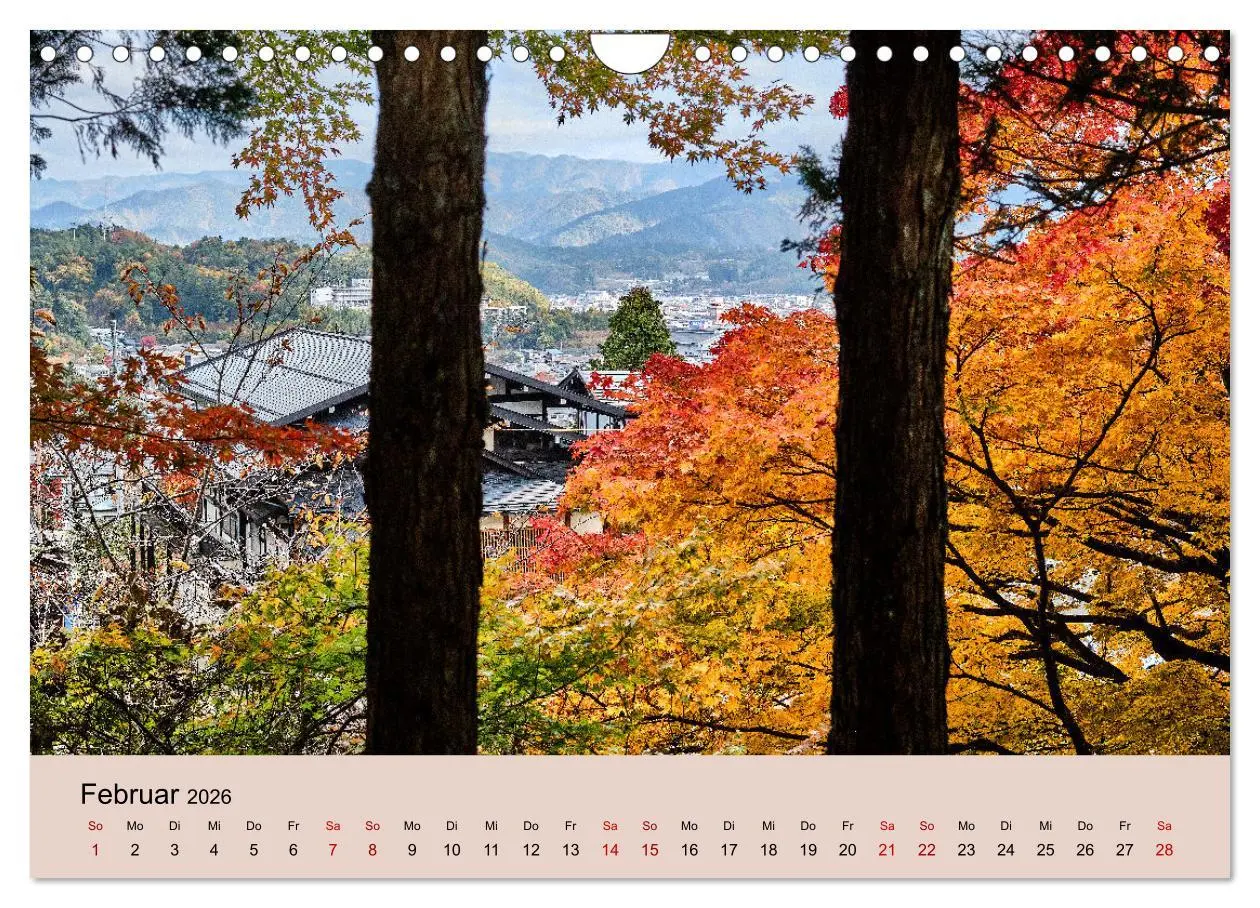 Bild: 9783457269831 | Japan im Herbst (Wandkalender 2026 DIN A4 quer), CALVENDO...