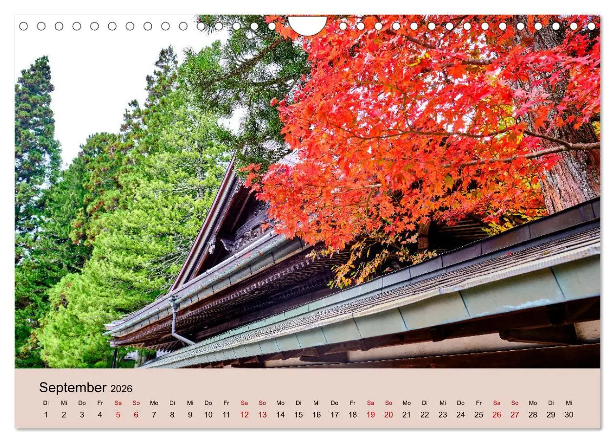 Bild: 9783457269831 | Japan im Herbst (Wandkalender 2026 DIN A4 quer), CALVENDO...