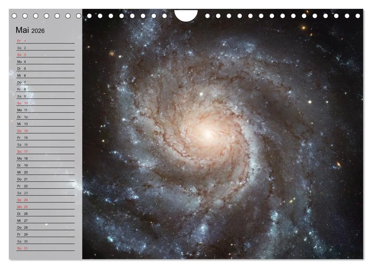 Bild: 9783457959831 | Der Weltraum. Spektakuläre Gasnebel und Galaxien (Wandkalender 2026...