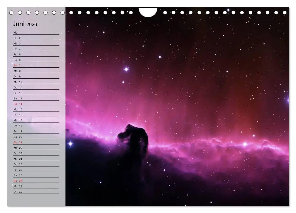 Bild: 9783457959831 | Der Weltraum. Spektakuläre Gasnebel und Galaxien (Wandkalender 2026...