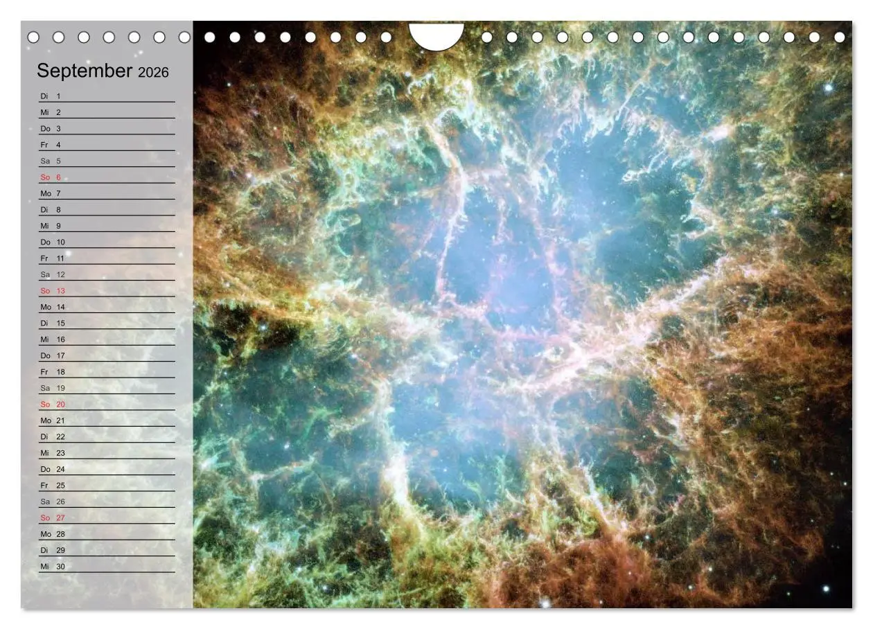 Bild: 9783457959831 | Der Weltraum. Spektakuläre Gasnebel und Galaxien (Wandkalender 2026...
