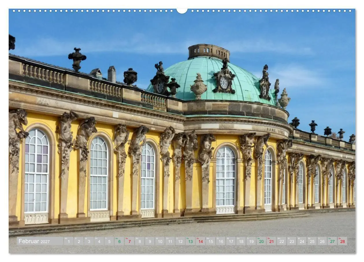 Bild: 9783569519831 | Königliche Residenzen in Potsdam (Wandkalender 2027 DIN A2 quer),...