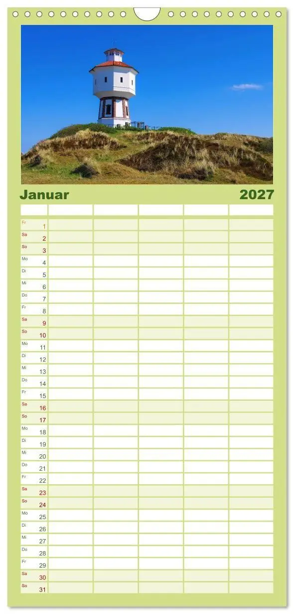 Bild: 9783594339831 | Familienplaner 2027 - Langeoog - Schönste Insel Ostfrieslands mit 5...