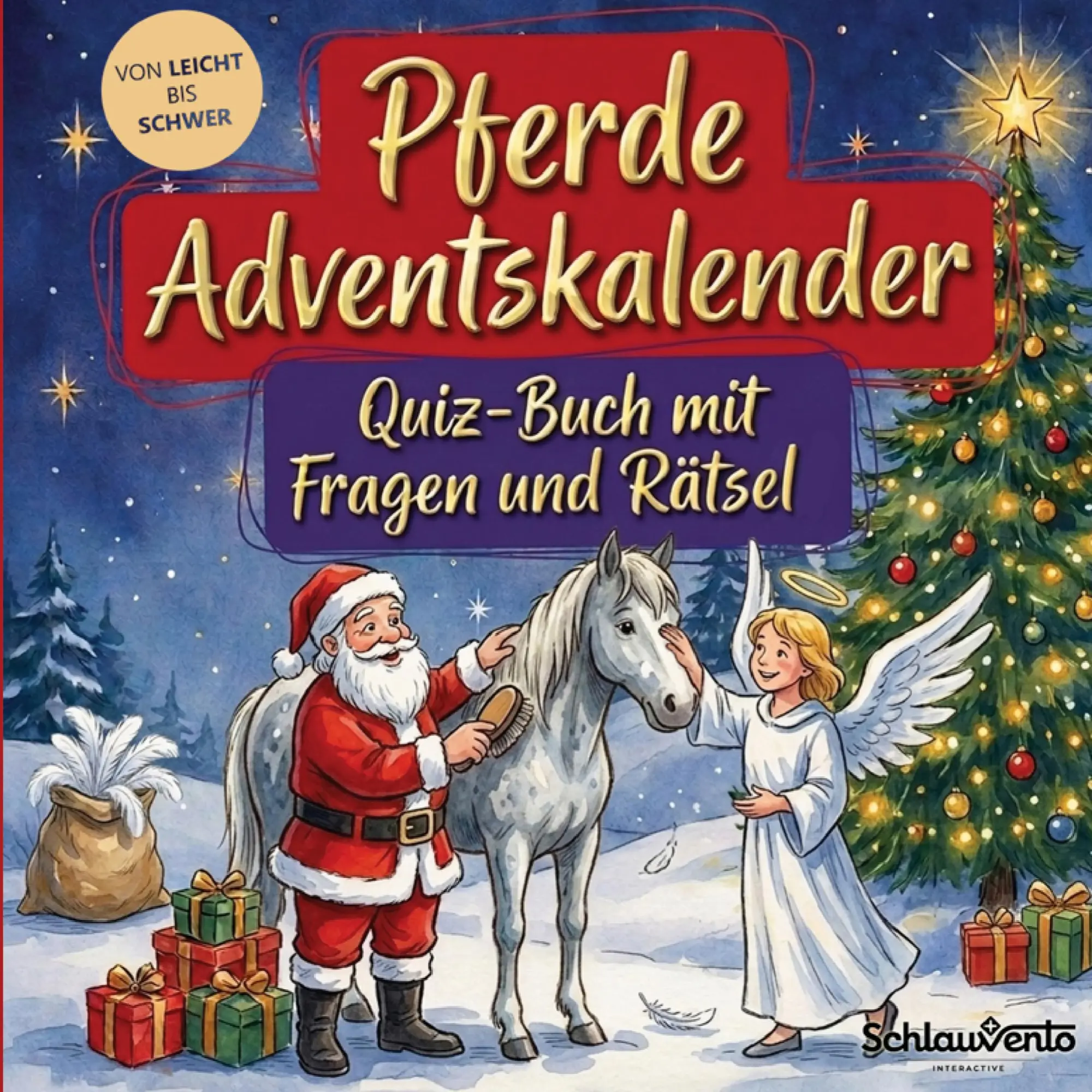 Cover: 9783693199831 | Pferde-Adventskalender: Quiz-Buch mit Fragen und Rätsel | Interactive