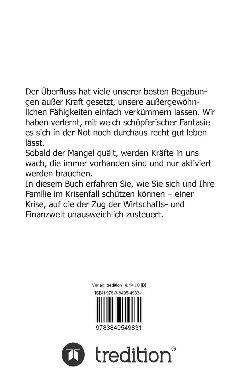 Rückseite: 9783849549831 | Biete HAARSCHNITT gegen BROT | Wolfgang Arnold | Taschenbuch | 316 S.
